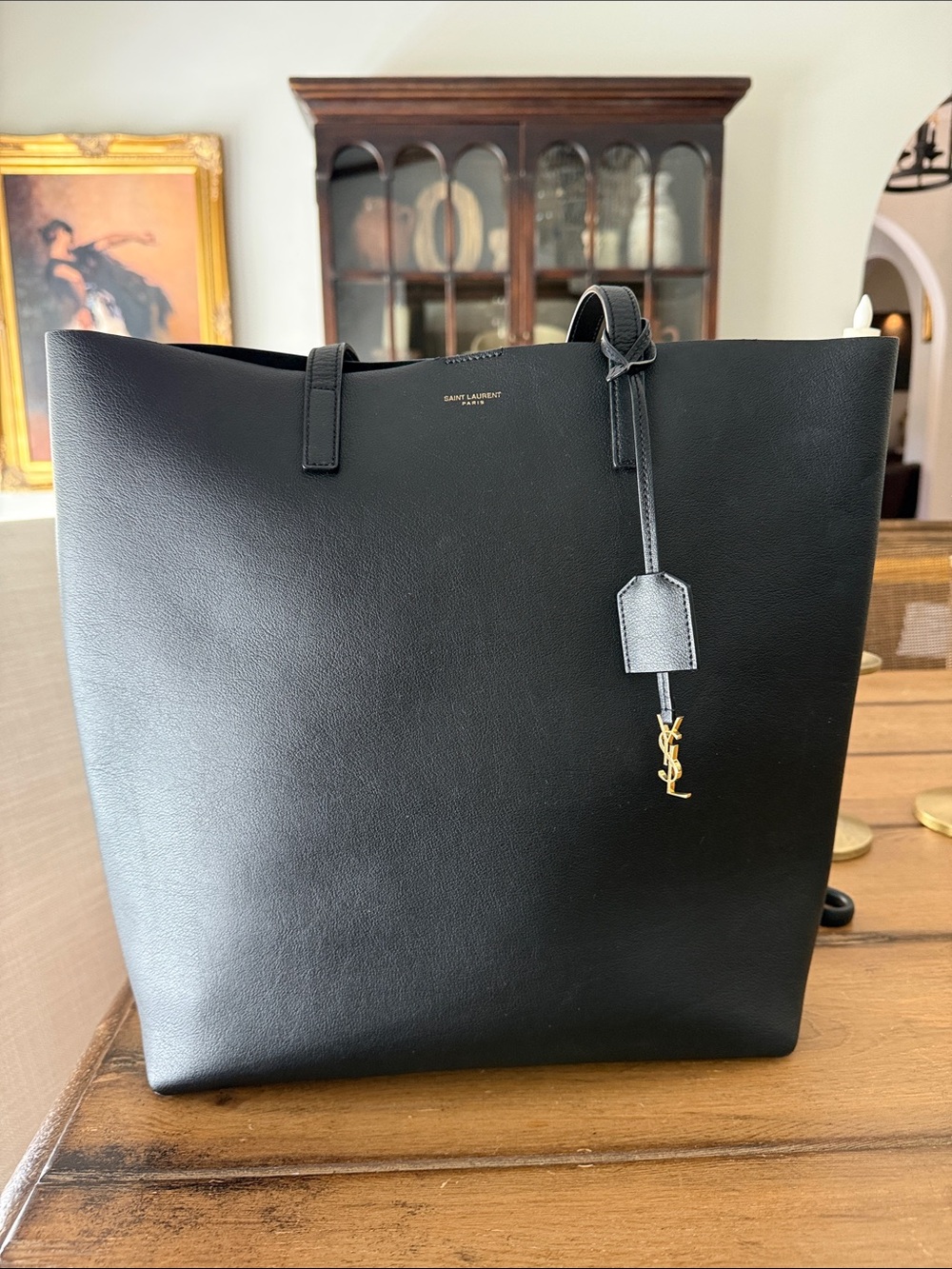 Saint Laurent North South Tote